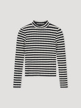 Load image into Gallery viewer, Striped mock neck longsleeve