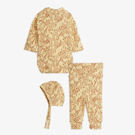Набір Mini leopard all over print NB baby