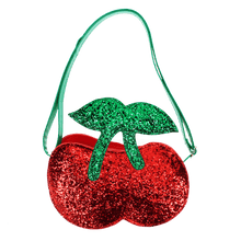 Load image into Gallery viewer, Блискуча сумочка Glitter handbag - Cherry