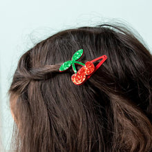 Load image into Gallery viewer, Набір заколок Glitter hair clips - Cherry