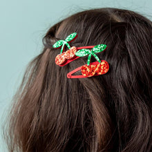 Load image into Gallery viewer, Набір заколок Glitter hair clips - Cherry