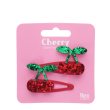 Load image into Gallery viewer, Набір заколок Glitter hair clips - Cherry