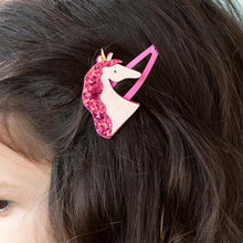 Load image into Gallery viewer, Набір заколок Glitter hair clips - Unicorn