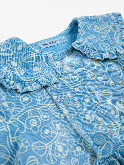 Сукня Sketchy Flowers all over corduroy