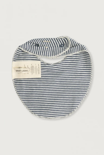 Слинявчик Baby Bib Blue Gray-Cream