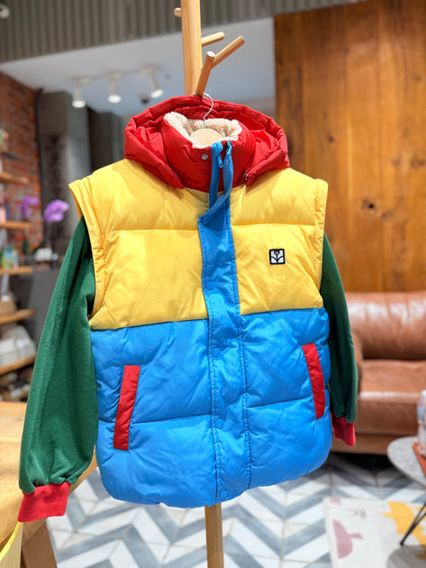 Куртка-жилетка зимова Color Block Blue