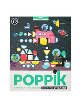 Load image into Gallery viewer, Набір з панорамного постеру та наліпок "Космос"
