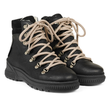 Load image into Gallery viewer, Черевики Angulus TEX-Lace-up with zipper and wool lining чорні