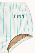 Load image into Gallery viewer, Плавки Cyan Fine Stripes Bloomer