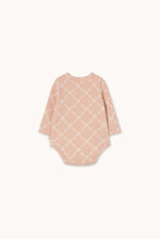 Load image into Gallery viewer, Боді Flower Grid Rib Crossed