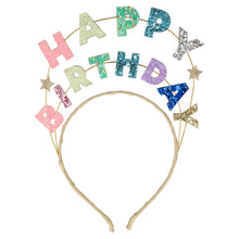 Load image into Gallery viewer, Обруч Happy Birthday Glitter Headband