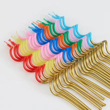 Load image into Gallery viewer, Набір свічок Gold Dipped Swirly