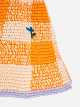 Load image into Gallery viewer, Панама Sea flower colour block checked