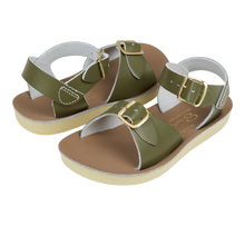 Load image into Gallery viewer, Surfer Olive sandals

