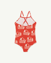 Load image into Gallery viewer, Red the animals trout swimsuit