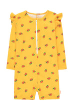 Load image into Gallery viewer, Flowers swim ls one-piece