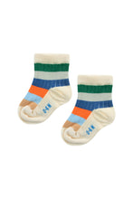 Load image into Gallery viewer, Multicolor stripes medium socks
