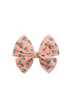 Load image into Gallery viewer, Peonies big bow clip