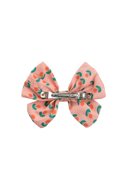 Peonies big bow clip