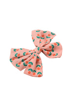 Load image into Gallery viewer, Peonies big bow clip