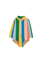 Load image into Gallery viewer, Multicolor stripes baby swimsuit