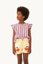 Load image into Gallery viewer, Retro lines crop blouse
