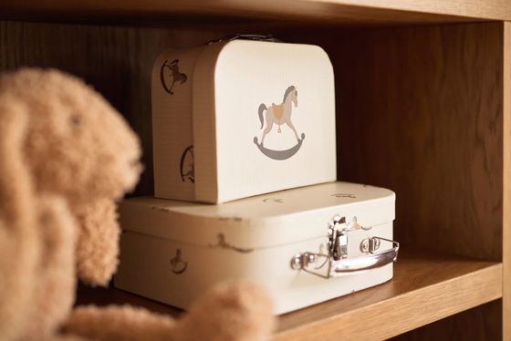 Іграшкові валізи для зберігання Jollein Nostalgic Ride, набір 2 шт.