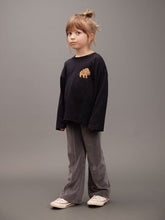 Load image into Gallery viewer, Штани Clover emb velour flared
