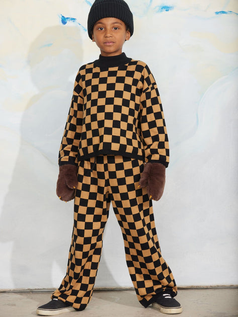 Светр Chess check knitted