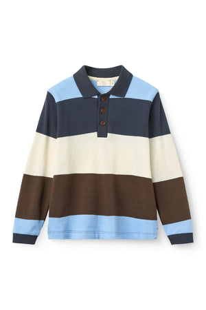 Лонг-поло Stripe Pique Polo w. LS