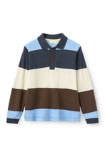 Load image into Gallery viewer, Лонг-поло Stripe Pique Polo w. LS
