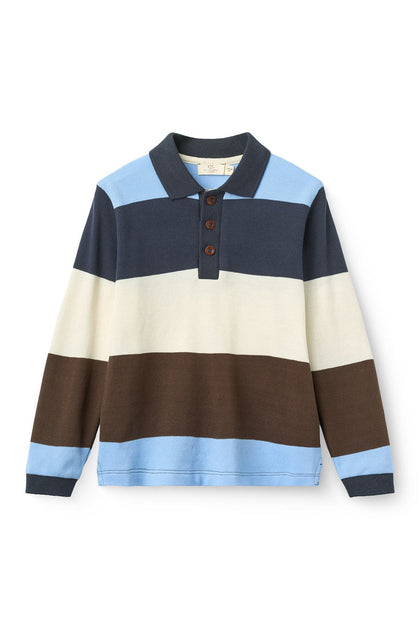Лонг-поло Stripe Pique Polo w. LS