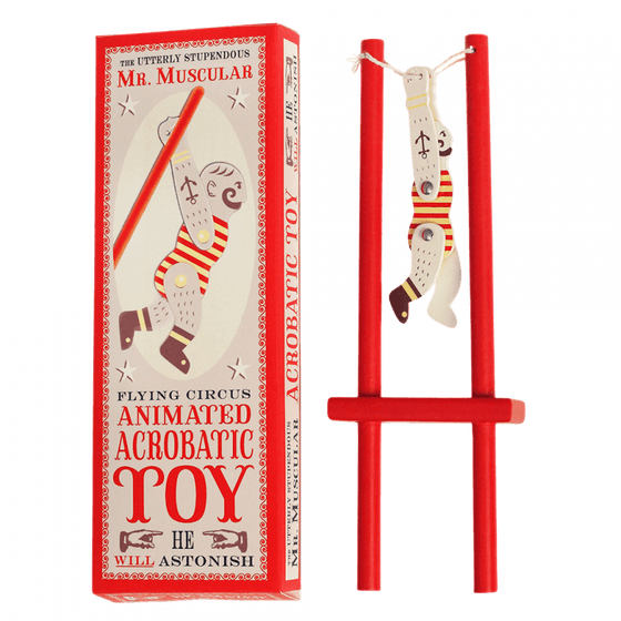 Дерев'яна  іграшка "Акробат"