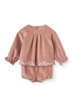Load image into Gallery viewer, Комплект сукня та блумери Corduroy Baby Set
