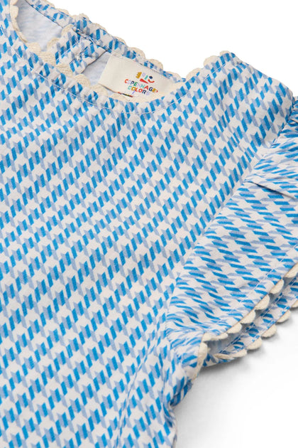 Комплект блуза та шорти HOUNDSTOOTH DECO