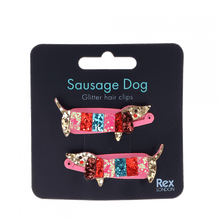 Load image into Gallery viewer, Набір заколок такса
