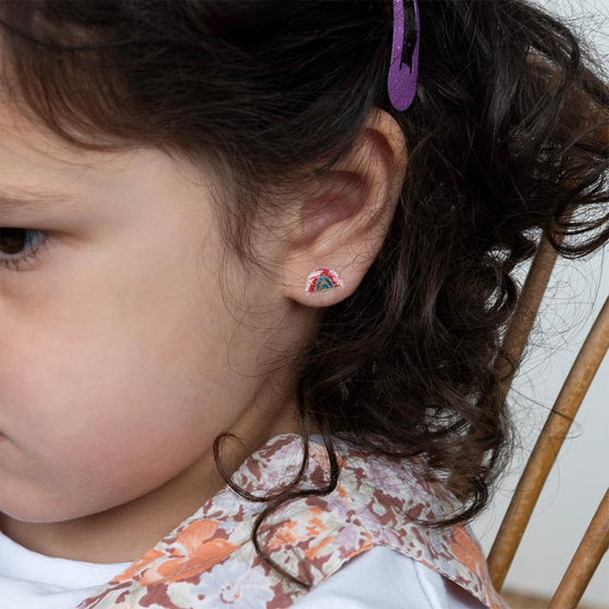 Сережки-наклейки