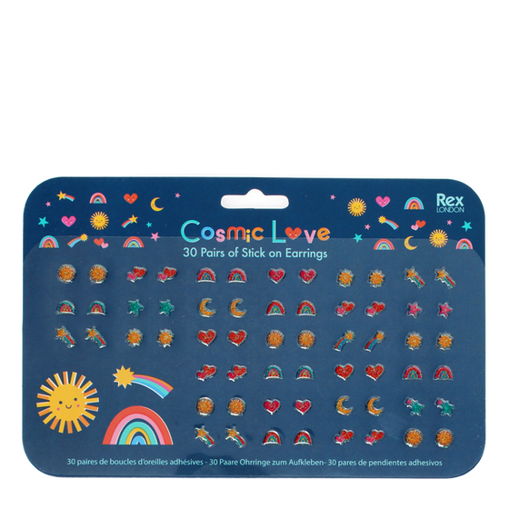 Сережки-наклейки