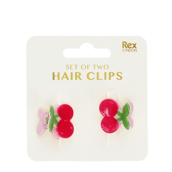 Набір заколок Вишні Mini hair claw clips