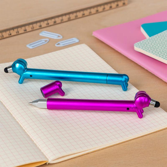 Ручка Sausage dog shaped pen with stylus