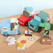 Load image into Gallery viewer, 3D-набір для виготовлення карток "Автомобілі тварин"
