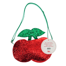 Load image into Gallery viewer, Блискуча сумочка Glitter handbag - Cherry
