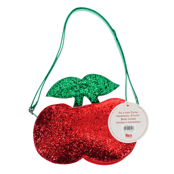 Блискуча сумочка Glitter handbag - Cherry