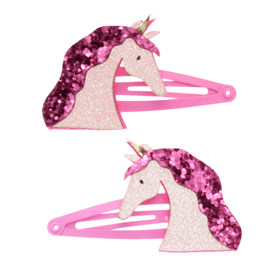 Набір заколок Glitter hair clips - Unicorn