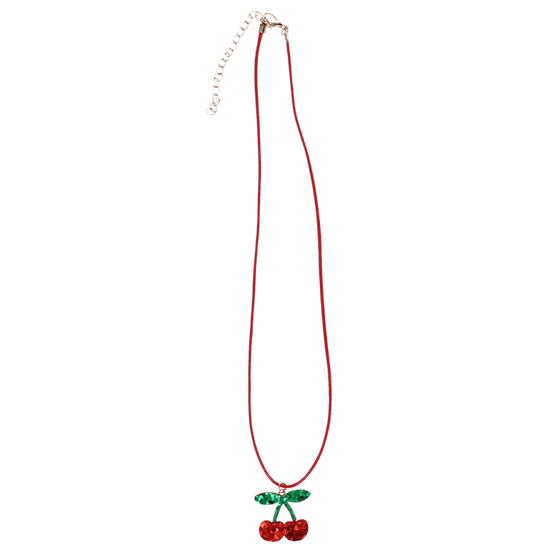 Кольє Glitter necklace - Cherry