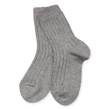 Load image into Gallery viewer, Condor шкарпетки в рубчик aluminium
