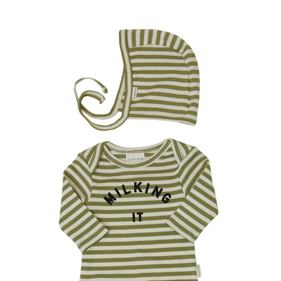 Шапка Stripe Rib Bonnet