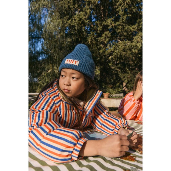 В'язана шапка TINYCOTTONS СИНЯ