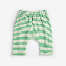 Load image into Gallery viewer, Штани Green Stripes terry cloth harem
