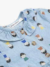 Load image into Gallery viewer, Сукня Game Pawns All Over Light Denim
